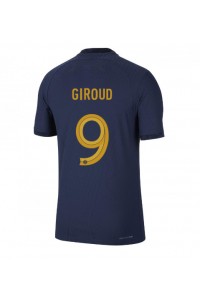 Frankrijk Olivier Giroud #9 Voetbaltruitje Thuis tenue WK 2022 Korte Mouw